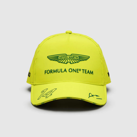 Aston Martin F1 Team 2024 Fernando Alonso Driver Cap - Yellow