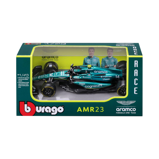 Aston Martin AMR23 No.14 - Fernando Alonso 1:43 Model